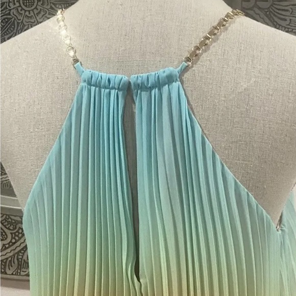 Trina turk maxi dress. Just cleaned. 100% polyester. Like a key west sunset. - Picture 6 of 10